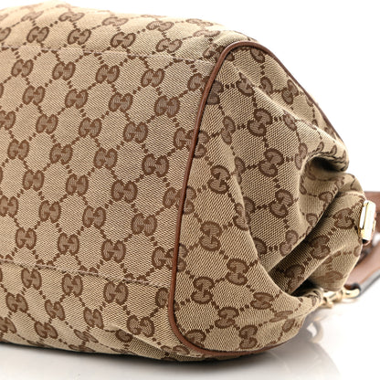 Gucci Monogram Medium Sukey Boston Brown 10 of 10
