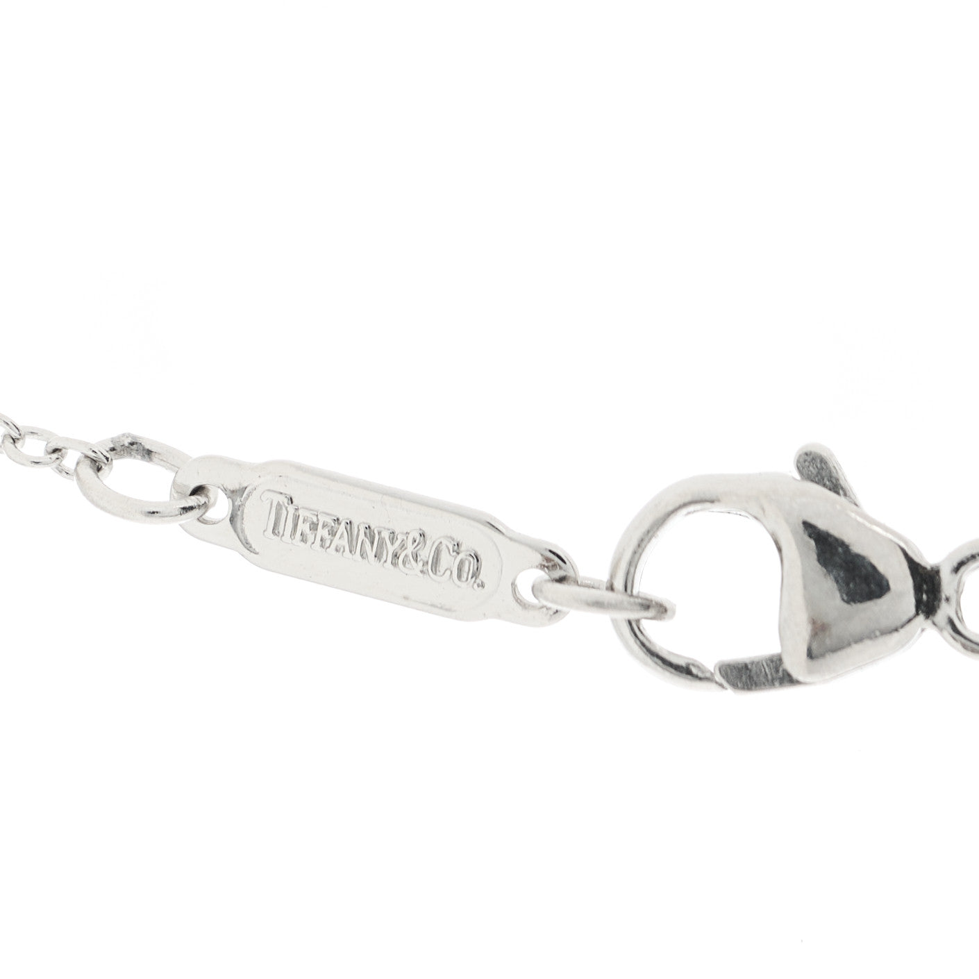 Platinum Diamond Small Heart Pendant Necklace