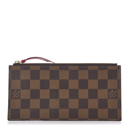 Louis Vuitton Damier Ebene Felicie Chain Wallet Zippered Insert 1 of 6
