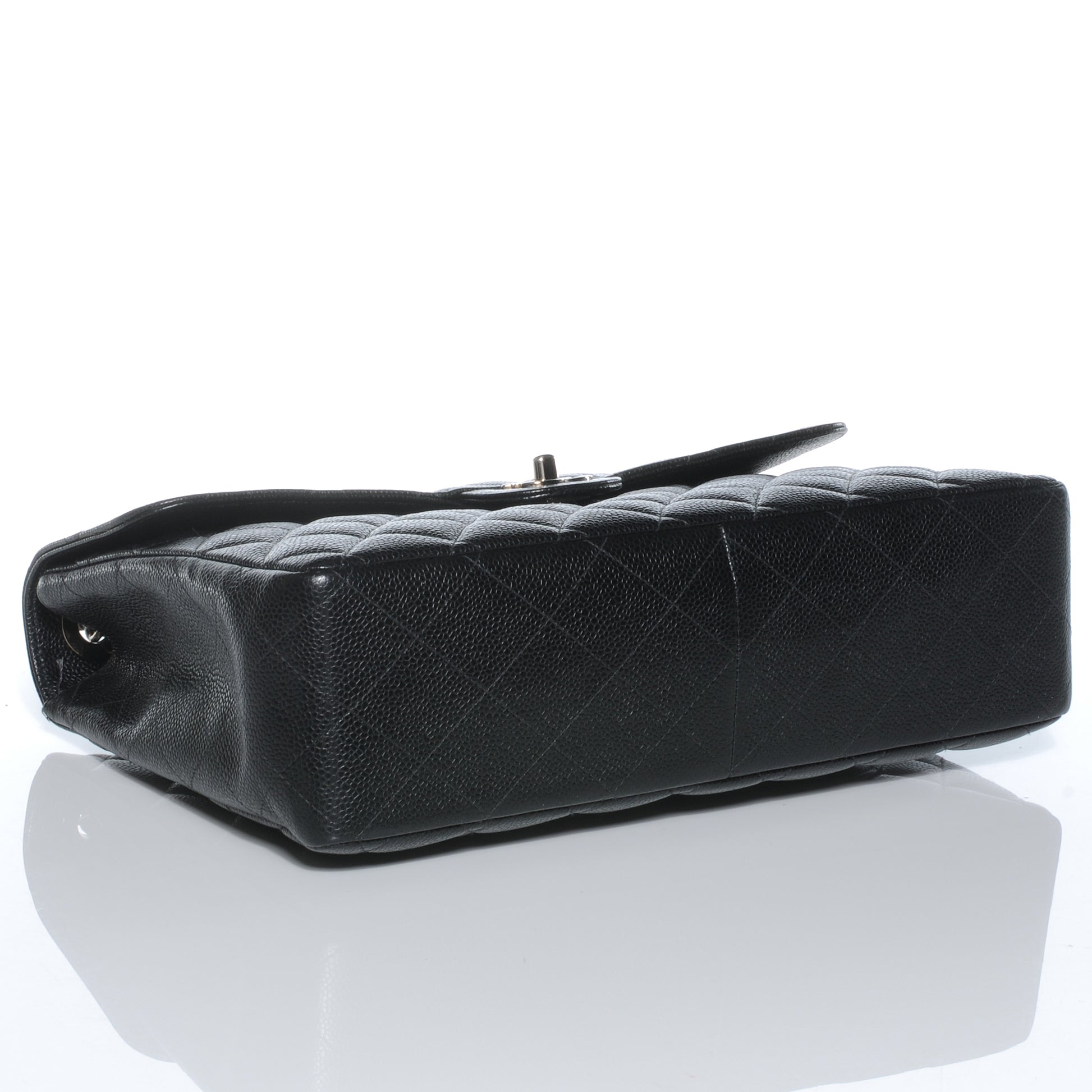 Chanel Caviar Jumbo Single Flap Black 4 of 8