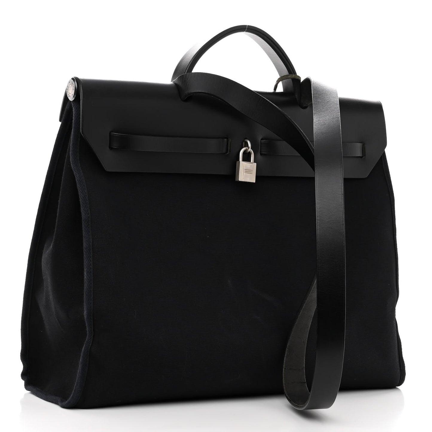 Toile Vache Calfskin Herbag 39 MM Black