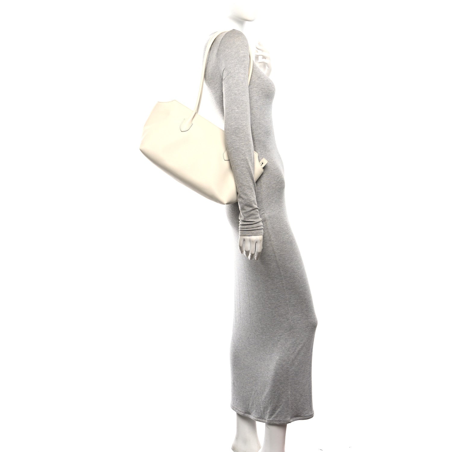 The Row Deerskin Terrasse Bag Ivory 2 of 9