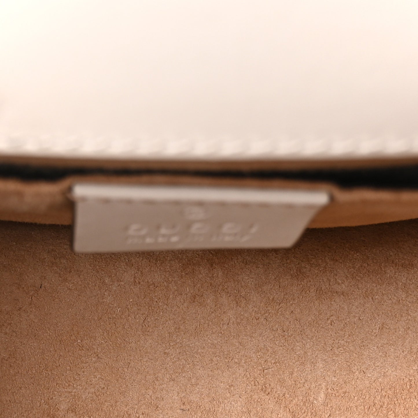 Calfskin Mini Sylvie Chain Shoulder Bag White