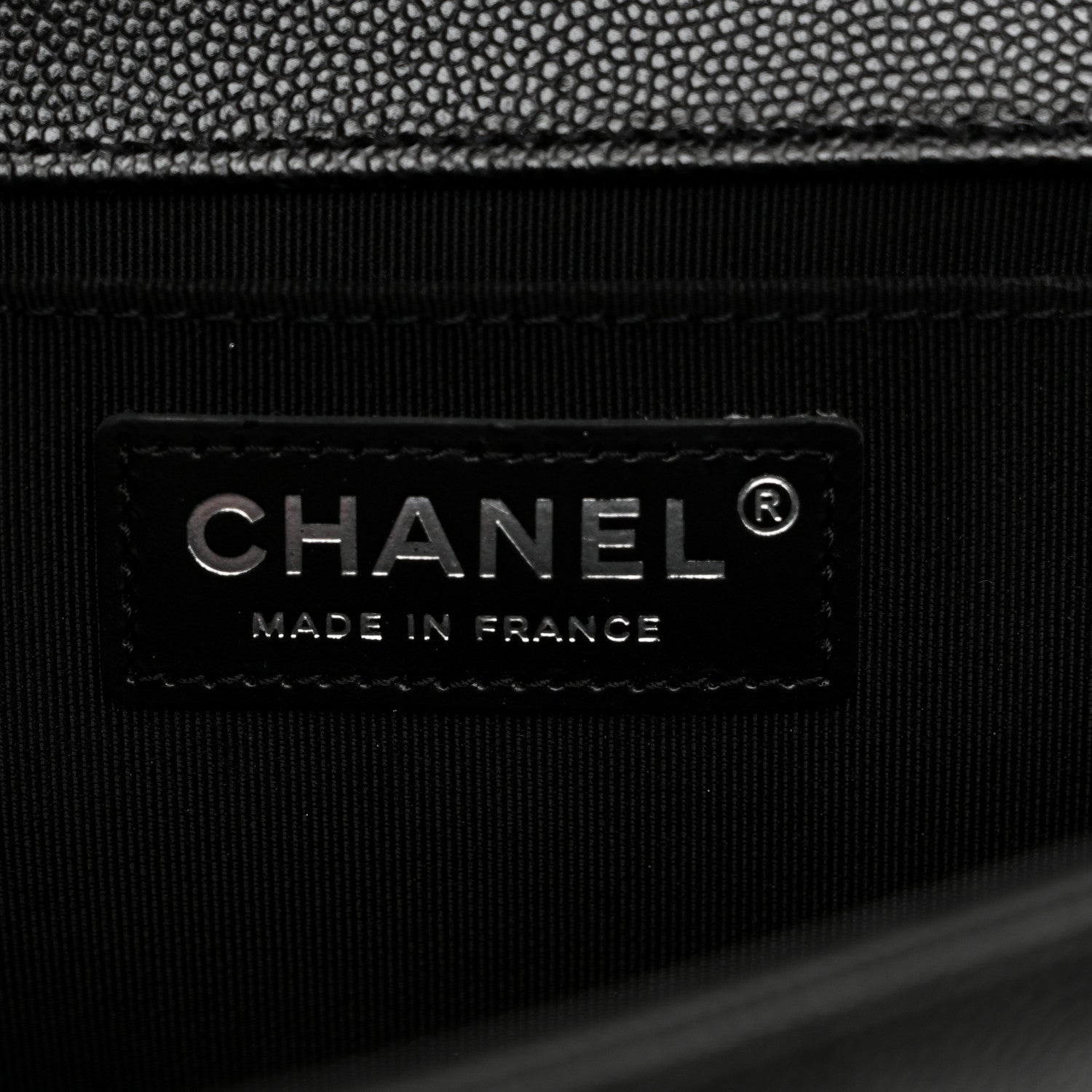Chanel Caviar Quilted Medium Boy Flap Black 6 of 10