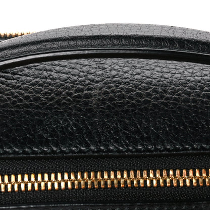 Gucci Grained Calfskin Sylvie Web Kingsnake Small Camera Bag Black Multicolor 20 of 22