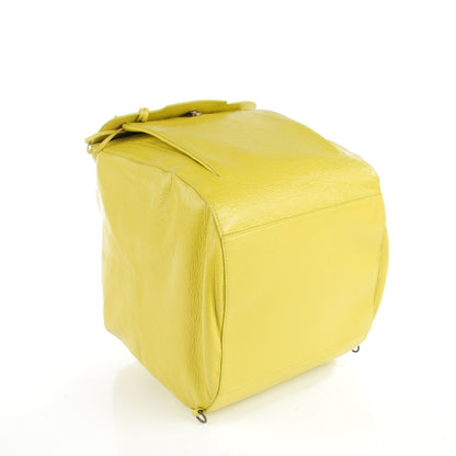 Balenciaga Agneau Classic Hardware Zip Traveler Backpack Jaune Poussin 4 of 8