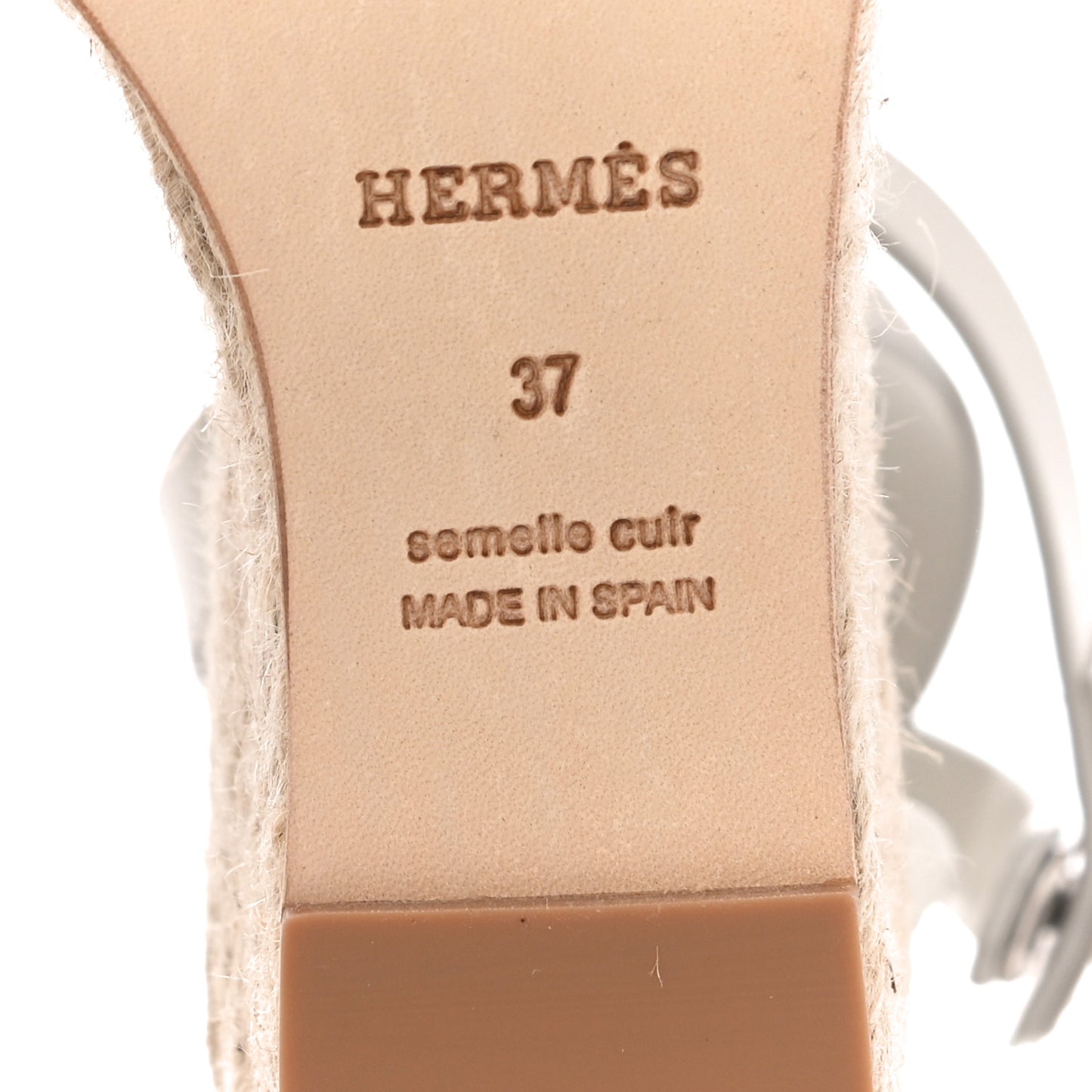 Calfskin Tipoli Espadrille Wedges 37 White