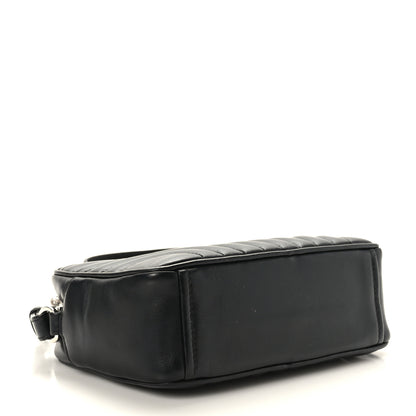 Prada Soft Calfskin Diagramme Camera Bag Black 8 of 15