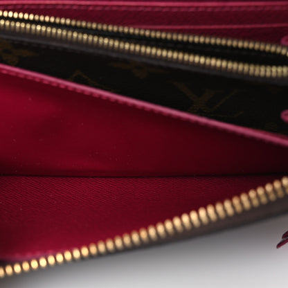 Louis Vuitton Monogram Clemence Wallet Fuchsia 8 of 11