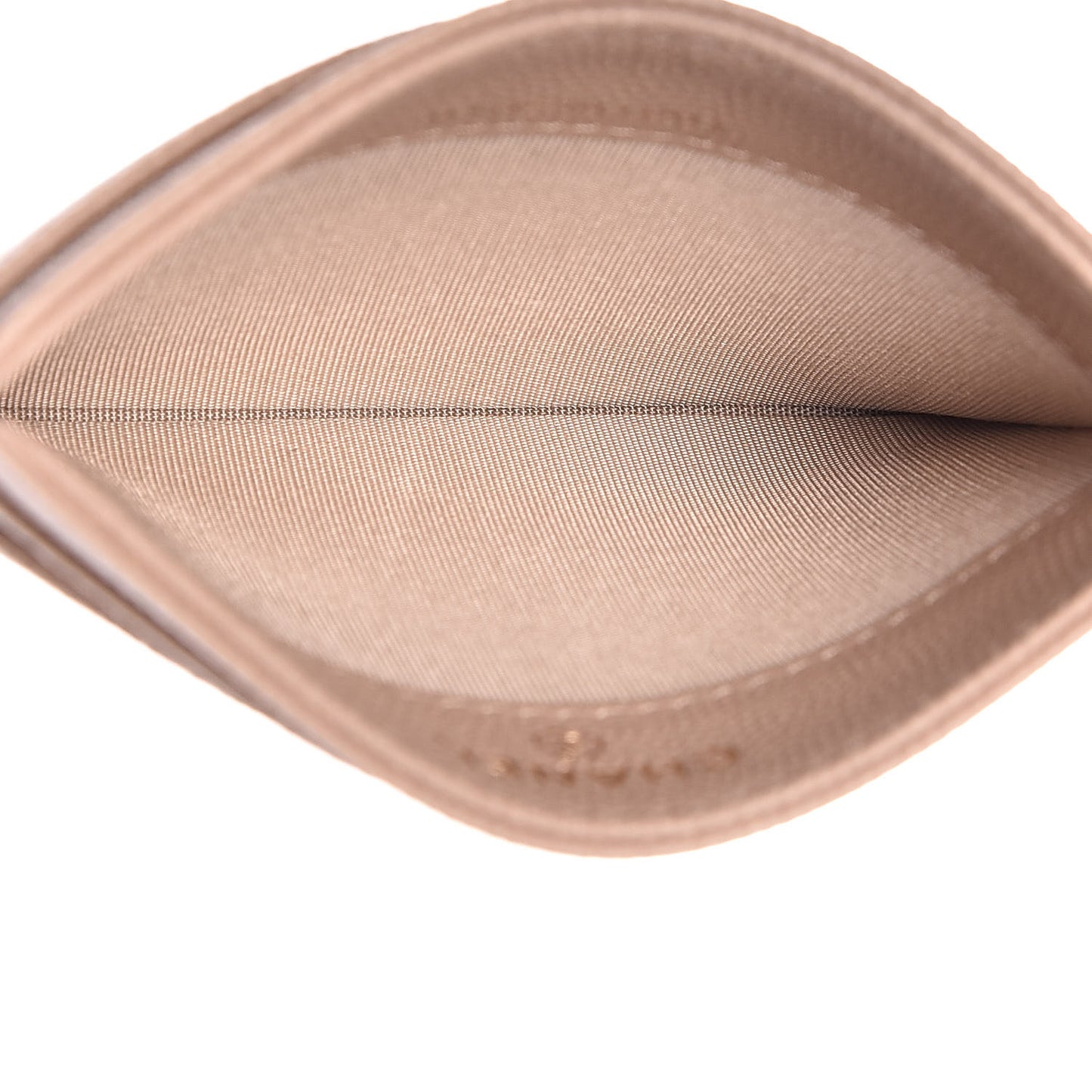 Caviar Timeless CC Card Holder Dark Beige