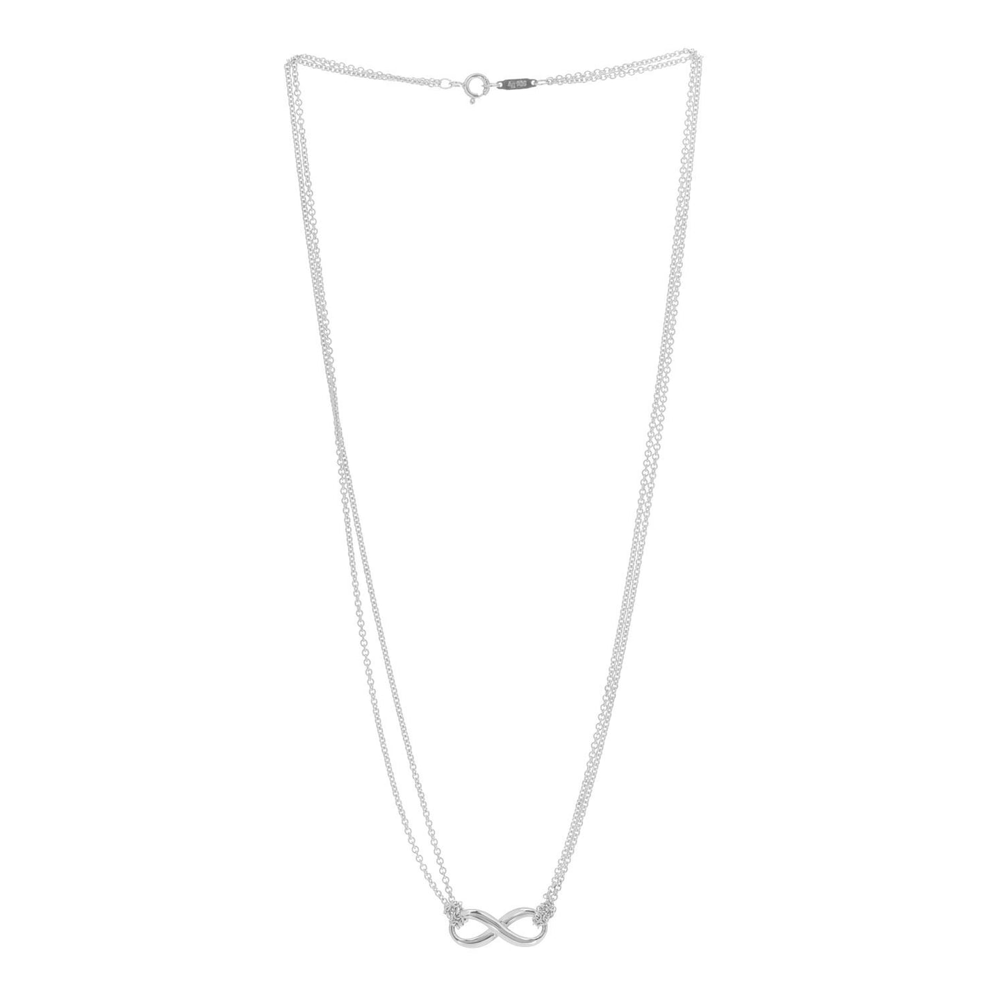 Sterling Silver Infinity Pendant Necklace