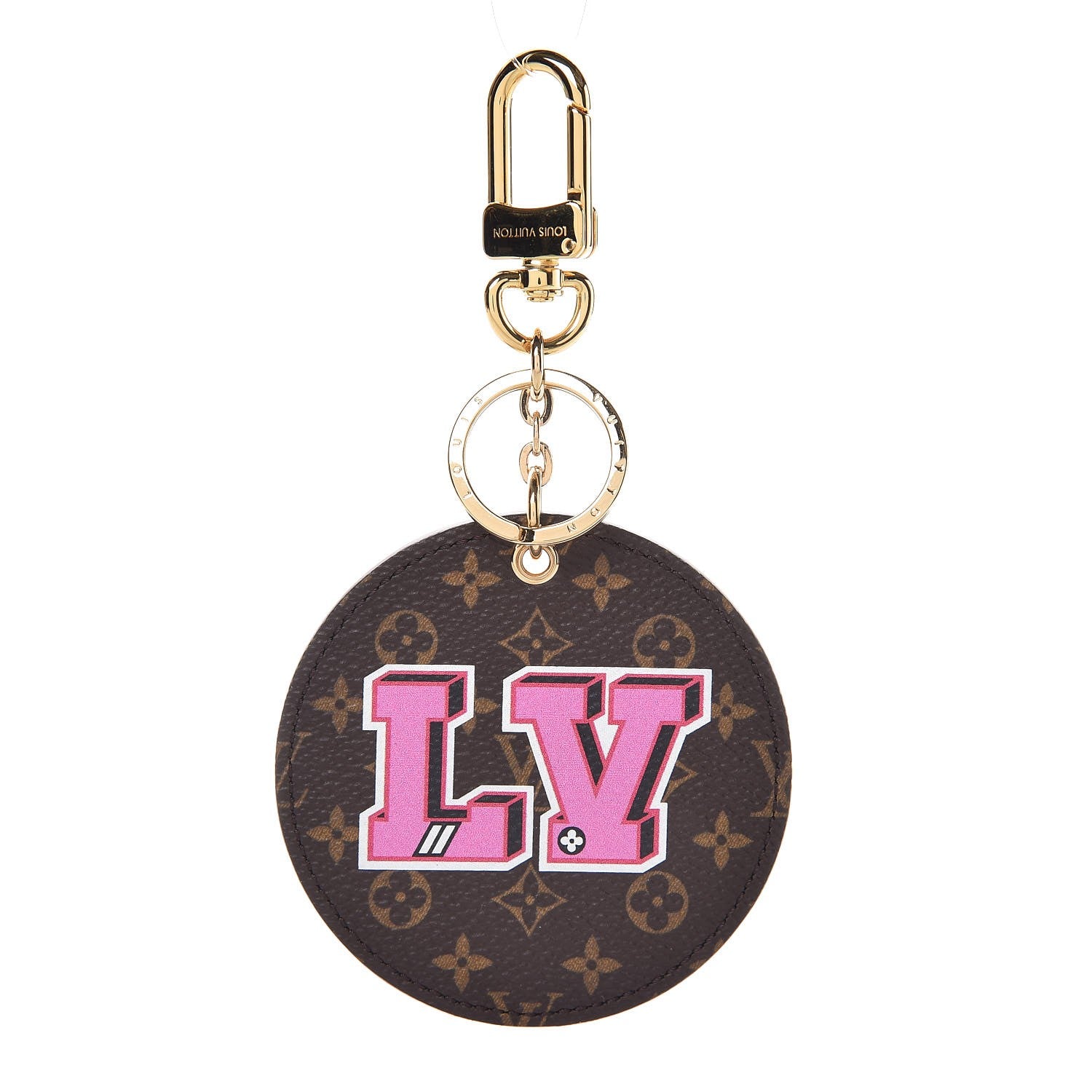 Louis Vuitton Monogram Stories Bag Charm Key Holder 1 of 4