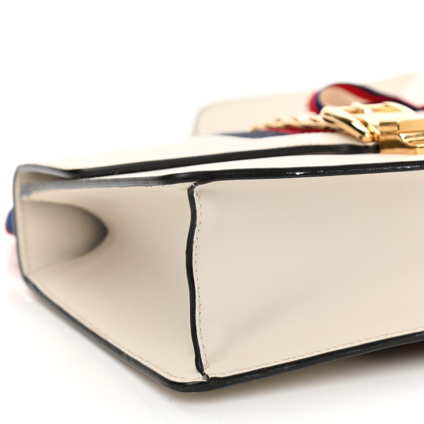 Calfskin Small Sylvie Shoulder Bag Off White