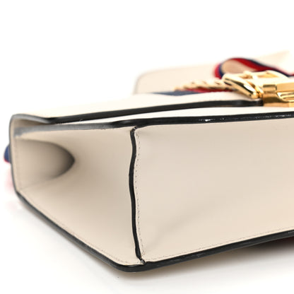 Gucci Calfskin Small Sylvie Shoulder Bag Off White 11 of 13