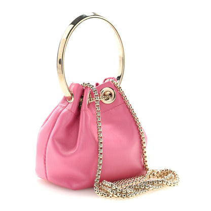 Jimmy Choo Lambskin Micro Bon Bon Bag Candy Pink 3 of 8
