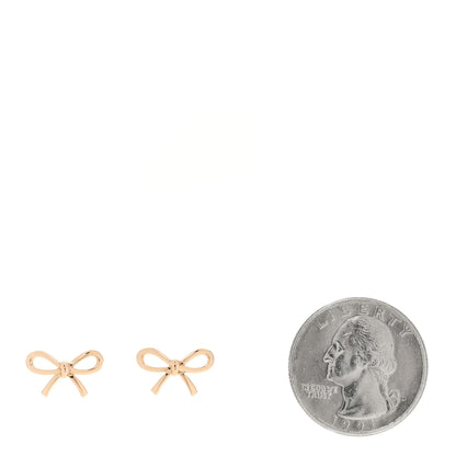 Tiffany 18K Rose Gold Bow Earrings 2 of 4