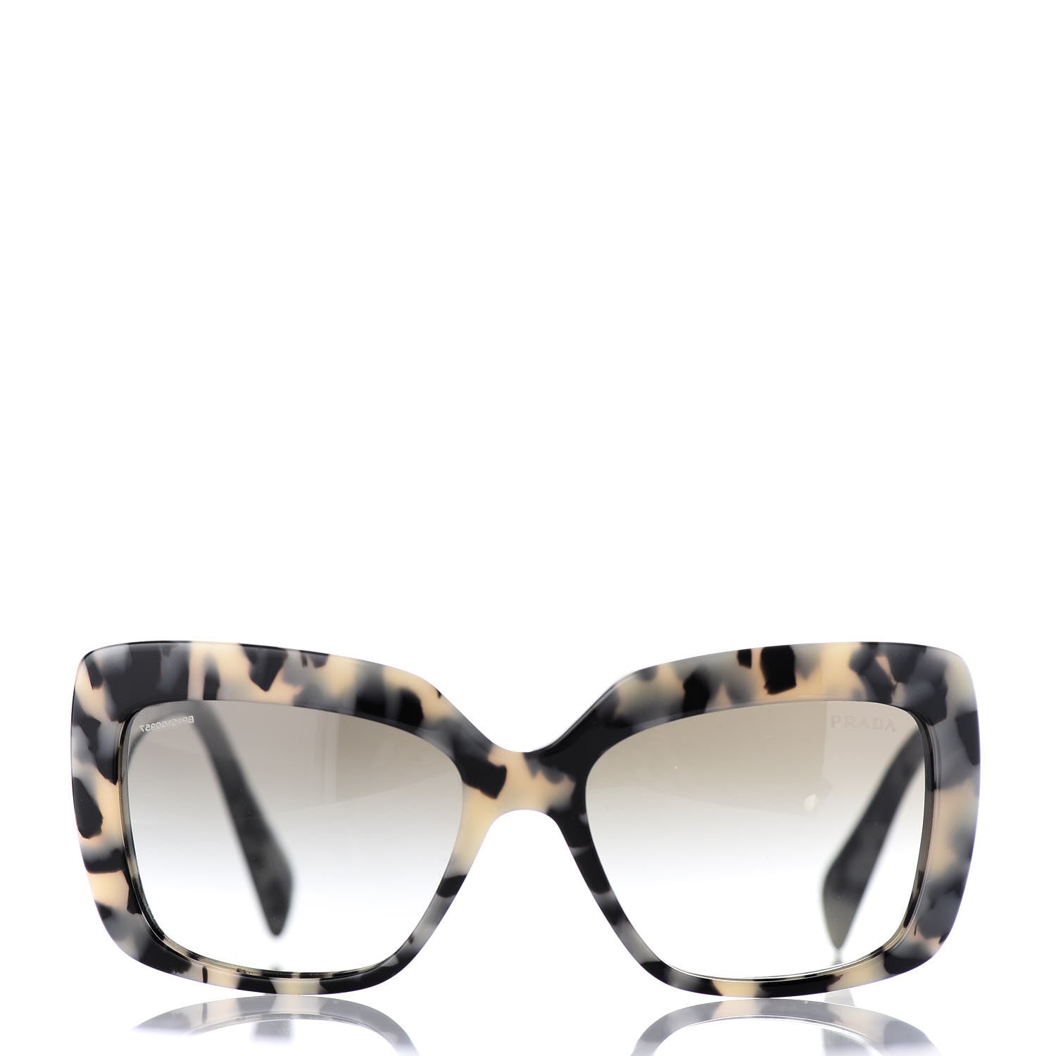 Prada Sunglasses SPR 03Q Tortoise Grey 2 of 8
