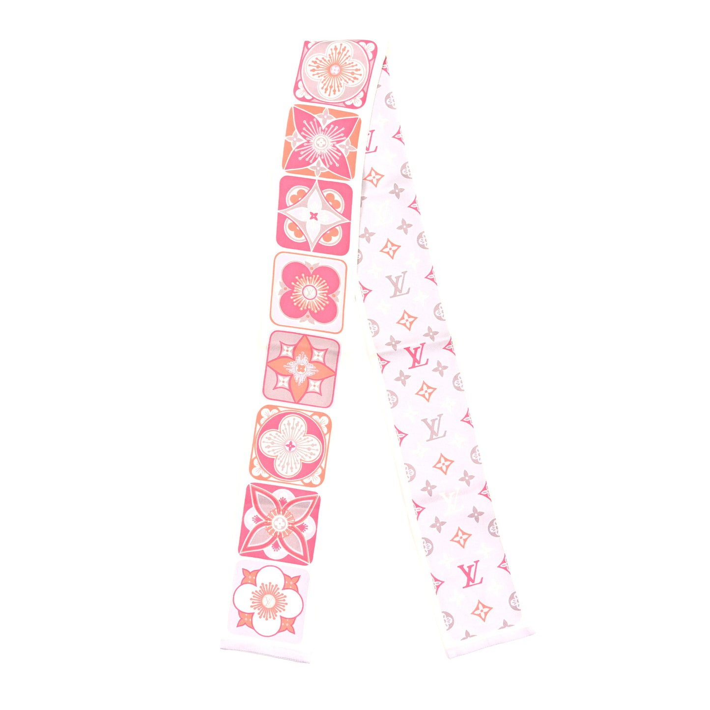 Silk Kamonogram Bandeau Corail