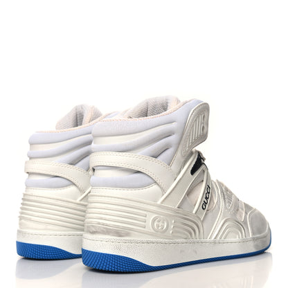 Gucci Demetra Mens Basket High Top Sneakers 9 Great White 5 of 10