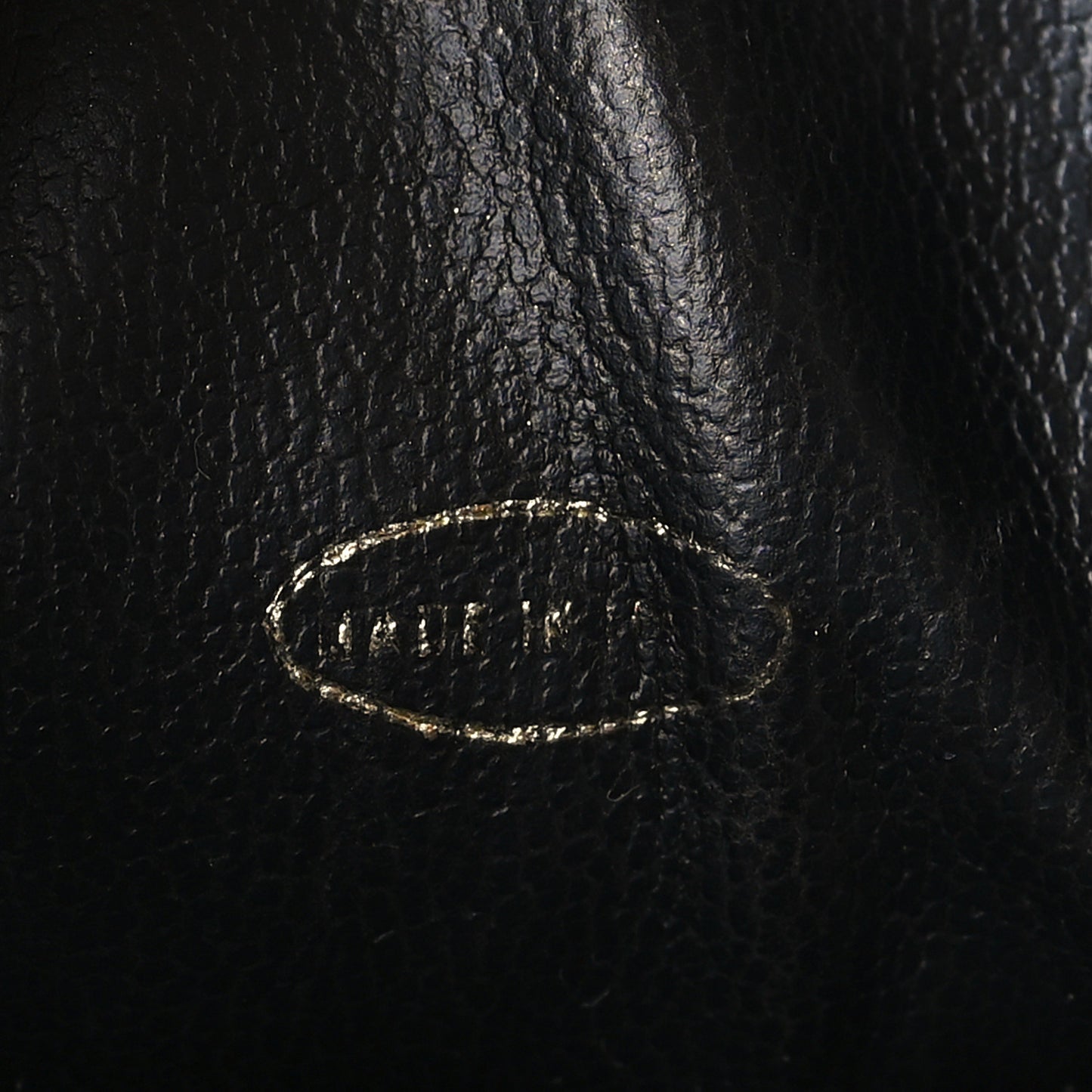 Lambskin Vanity Cosmetic Bag Black