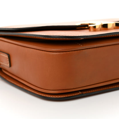 Celine Shiny Calfskin Medium Triomphe Tan 9 of 11