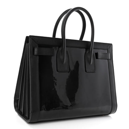 Saint Laurent Patent Calfskin Small Sac de Jour Black 3 of 12