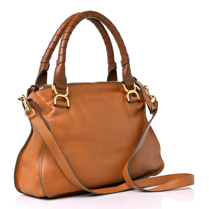 Chloe Calfskin Medium Marcie Satchel Tan 3 of 14