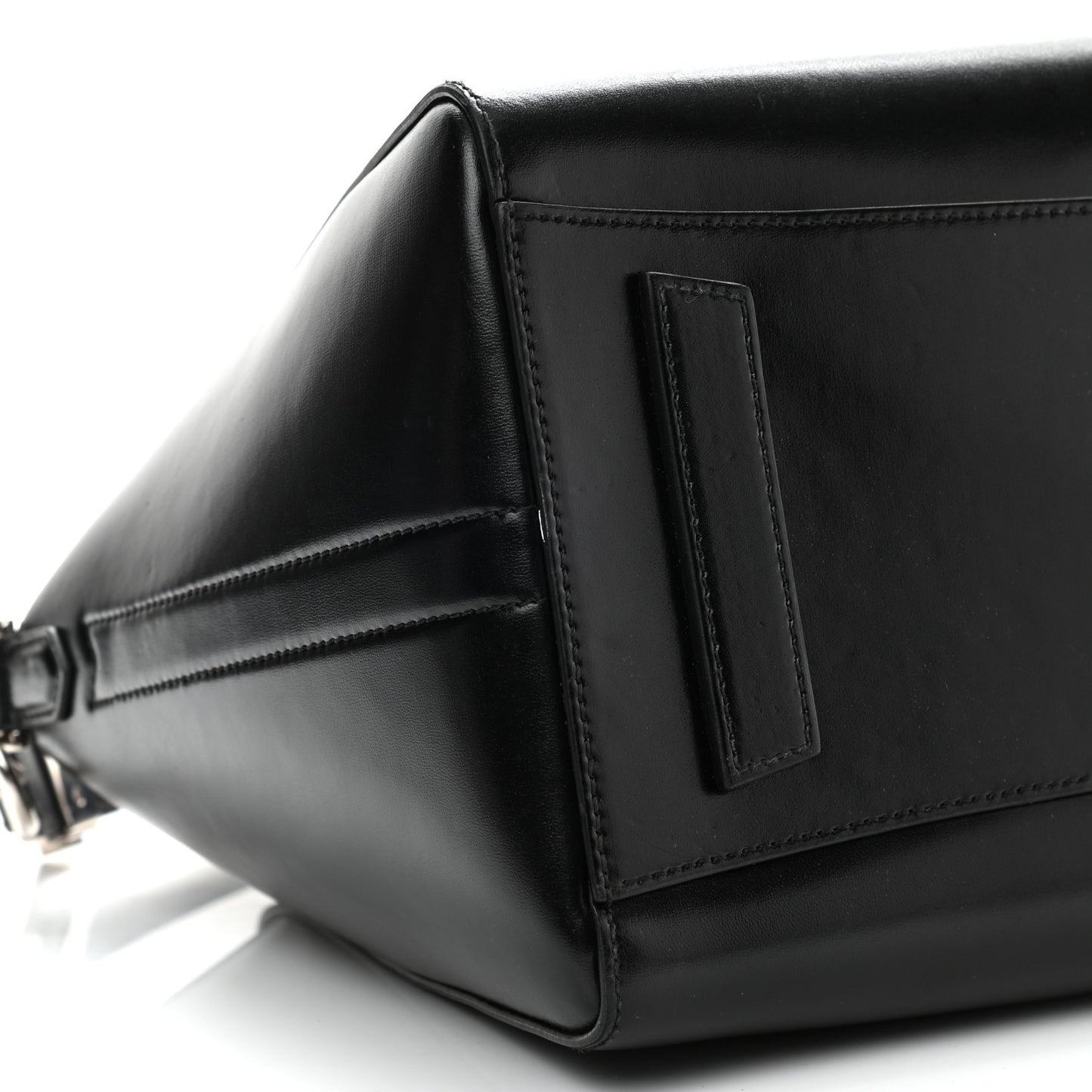 Shiny Lord Calfskin Medium Antigona Black