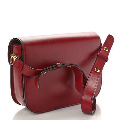 Gucci Azalea Calfskin Horsebit 1955 Shoulder Bag New Cherry Red 3 of 13