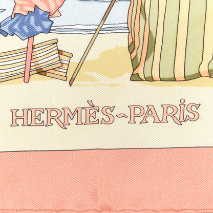 Hermes Silk Charmes Des Plages Normandes Scarf 90 2 of 6
