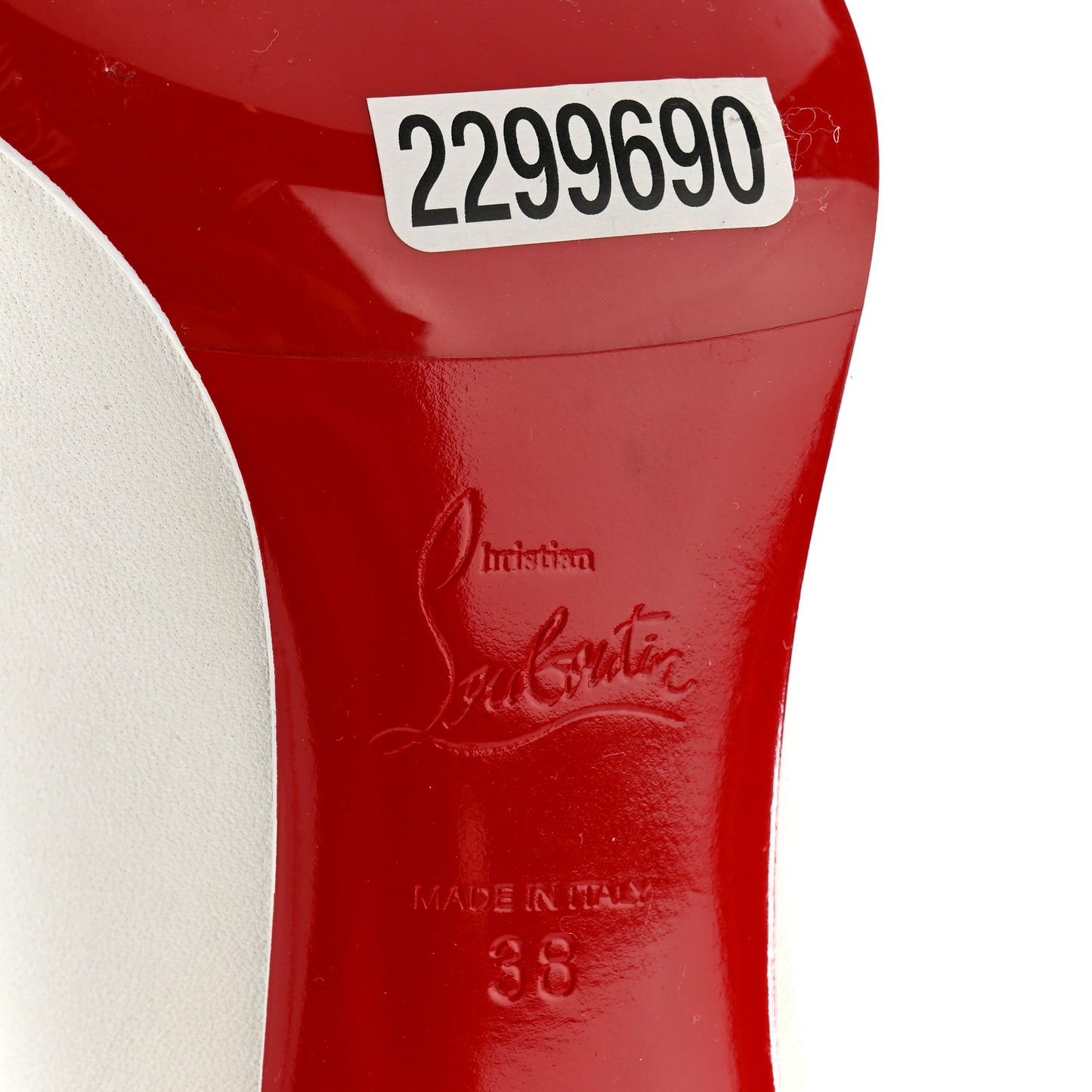 Pearlescent Nappa Miss Z 80 Pumps 38 Bianco