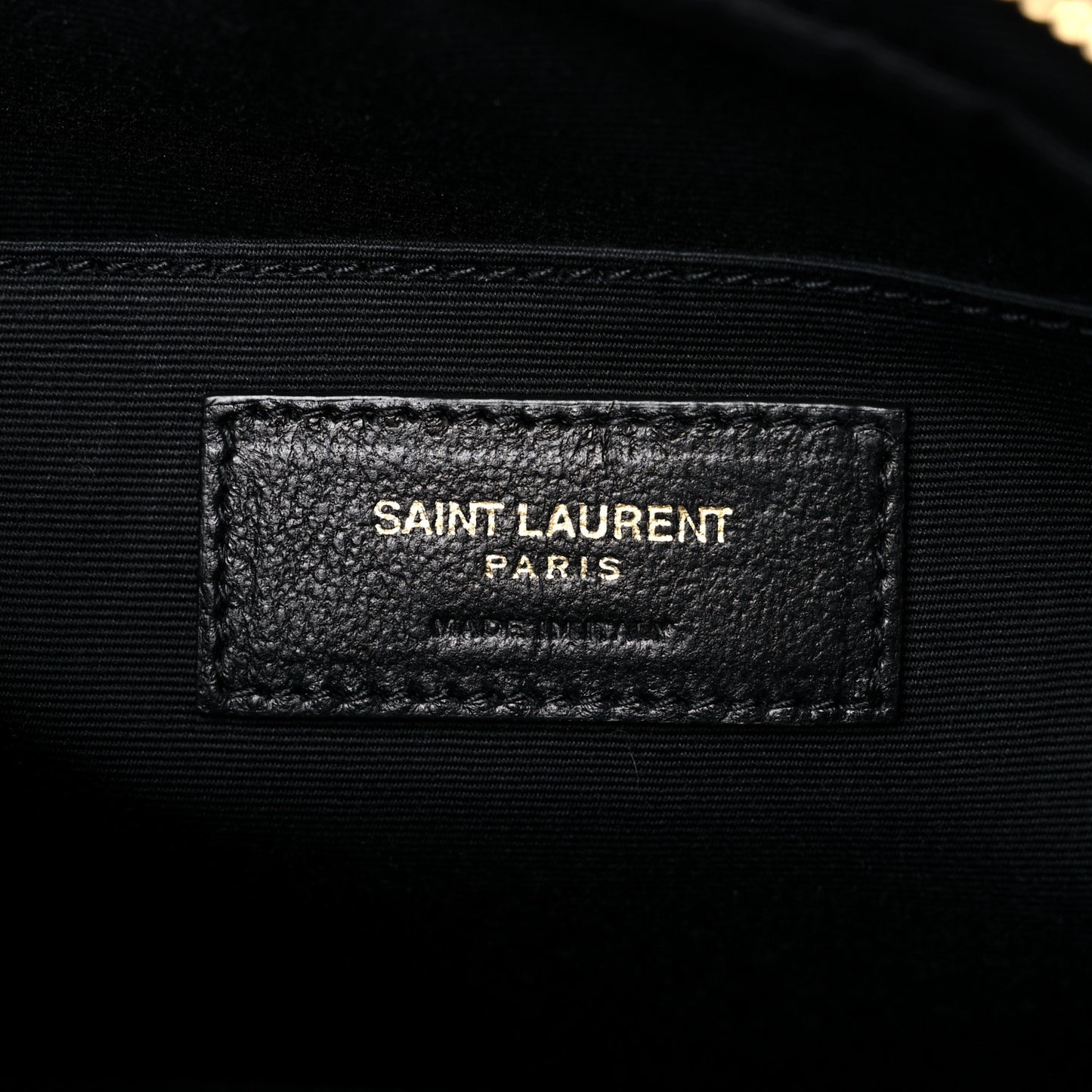 Calfskin Matelasse Monogram Lou Camera Bag Black