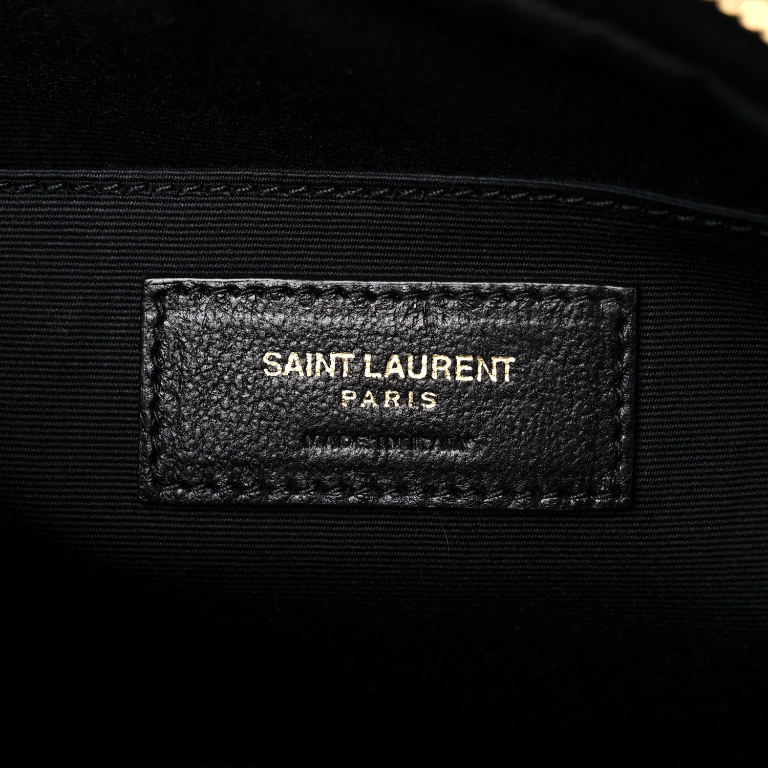 Saint Laurent Calfskin Matelasse Monogram Lou Camera Bag Black 6 of 9