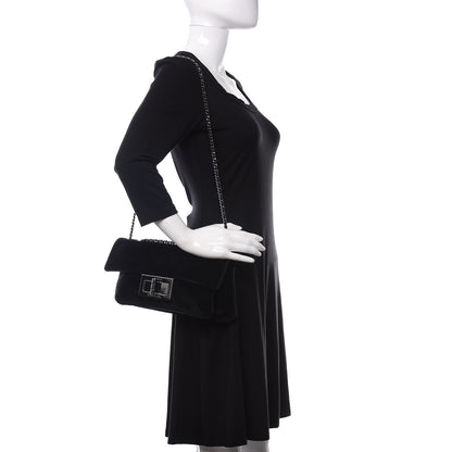 Chanel Velvet Small Mademoiselle Flap Black 2 of 11