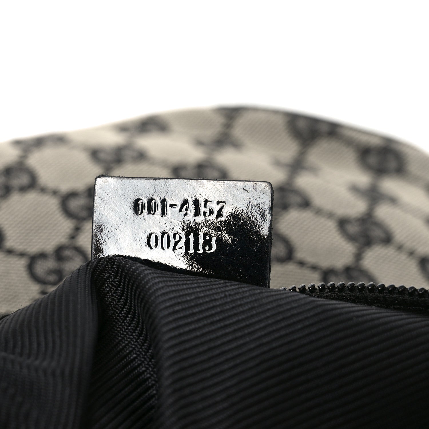 Gucci Monogram Classic Ring Hobo Black 7 of 10