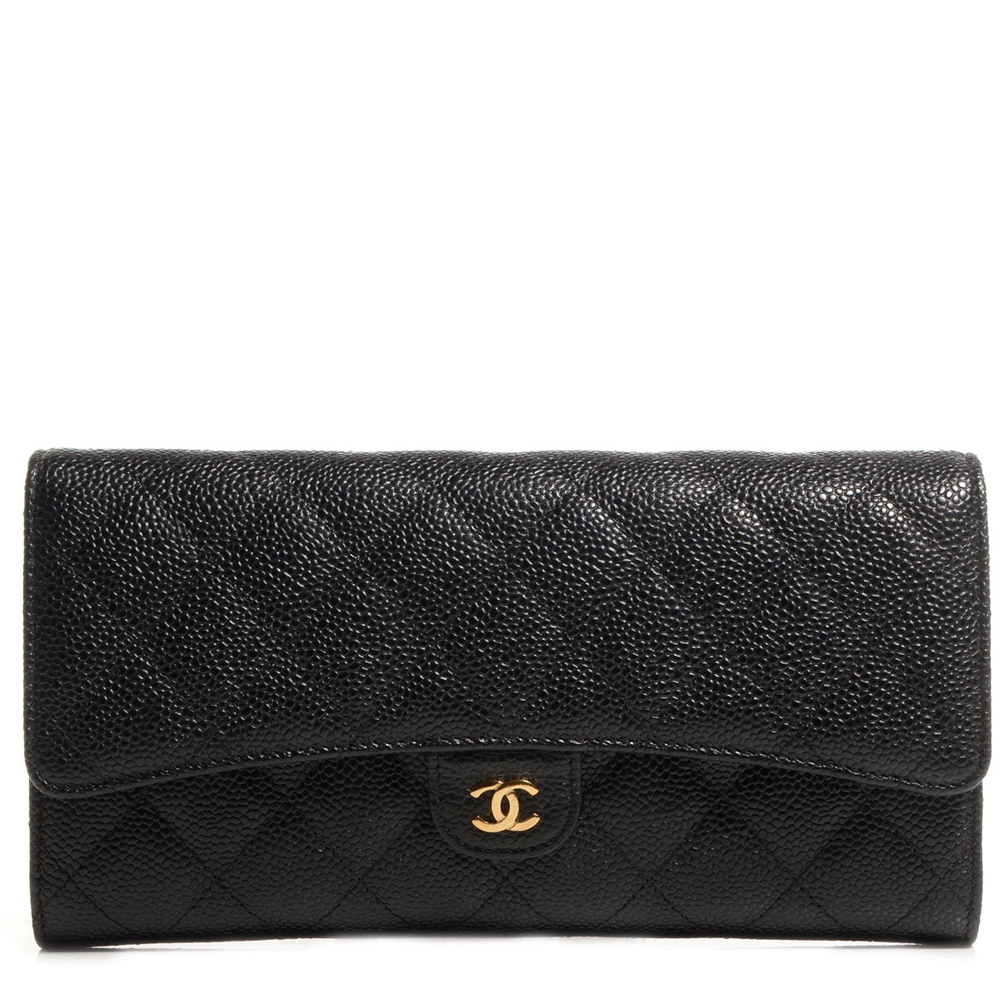 Caviar Travel Wallet Black