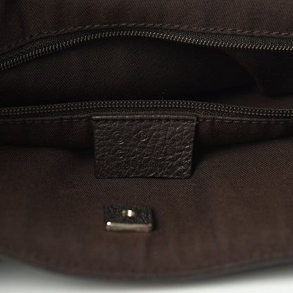 Gucci Monogram Medium Abbey Convertible Tote Dark Brown 6 of 10