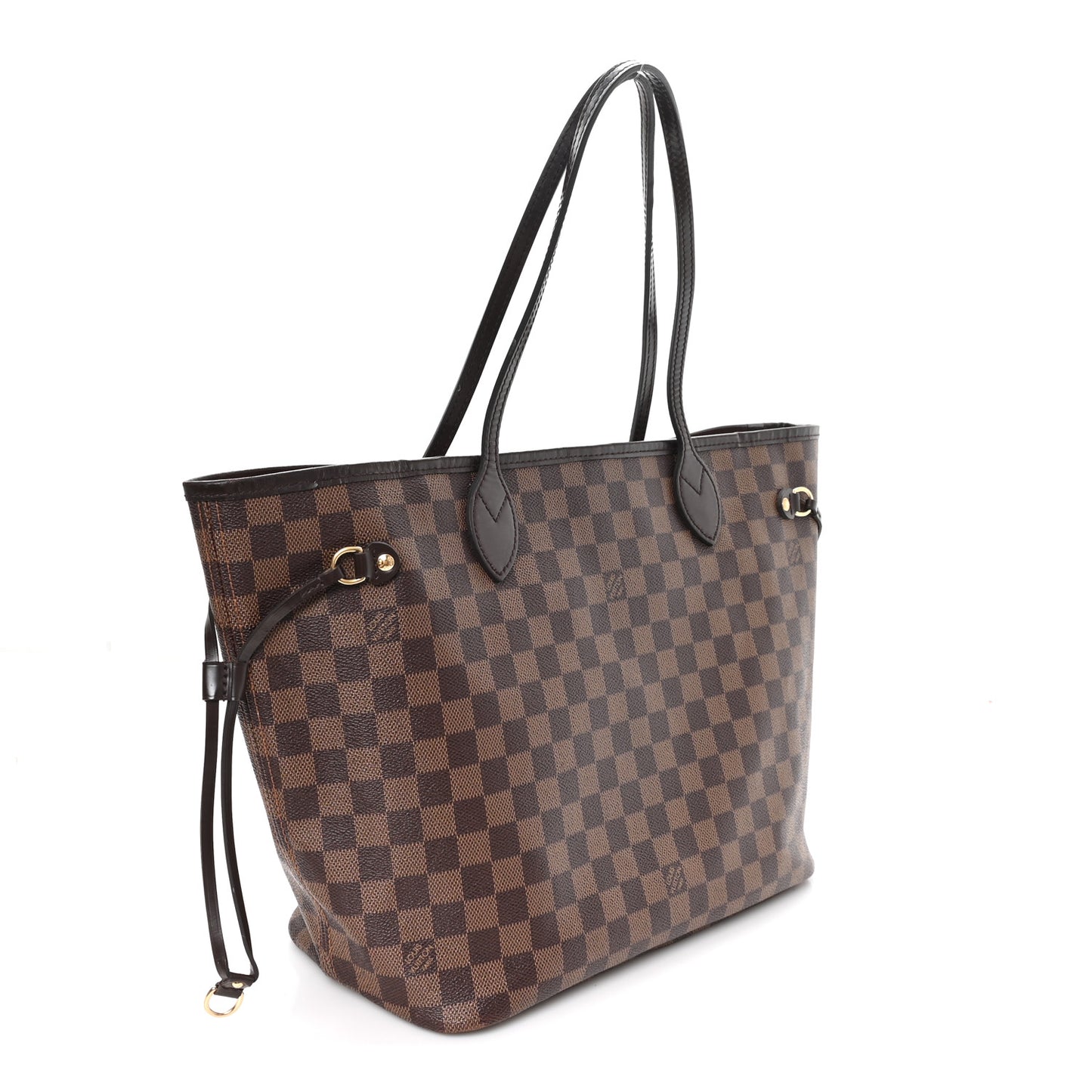 Damier Ebene Neo Neverfull MM Rose Ballerine