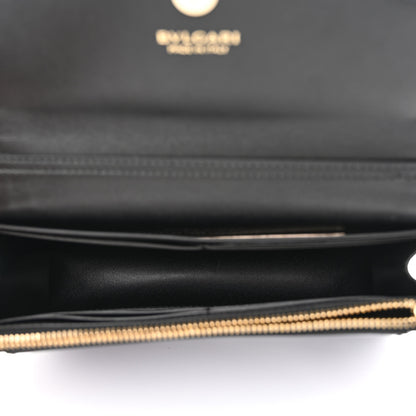Bulgari Metallic Serpenti Forever Chain Wallet Dark Blue 5 of 11
