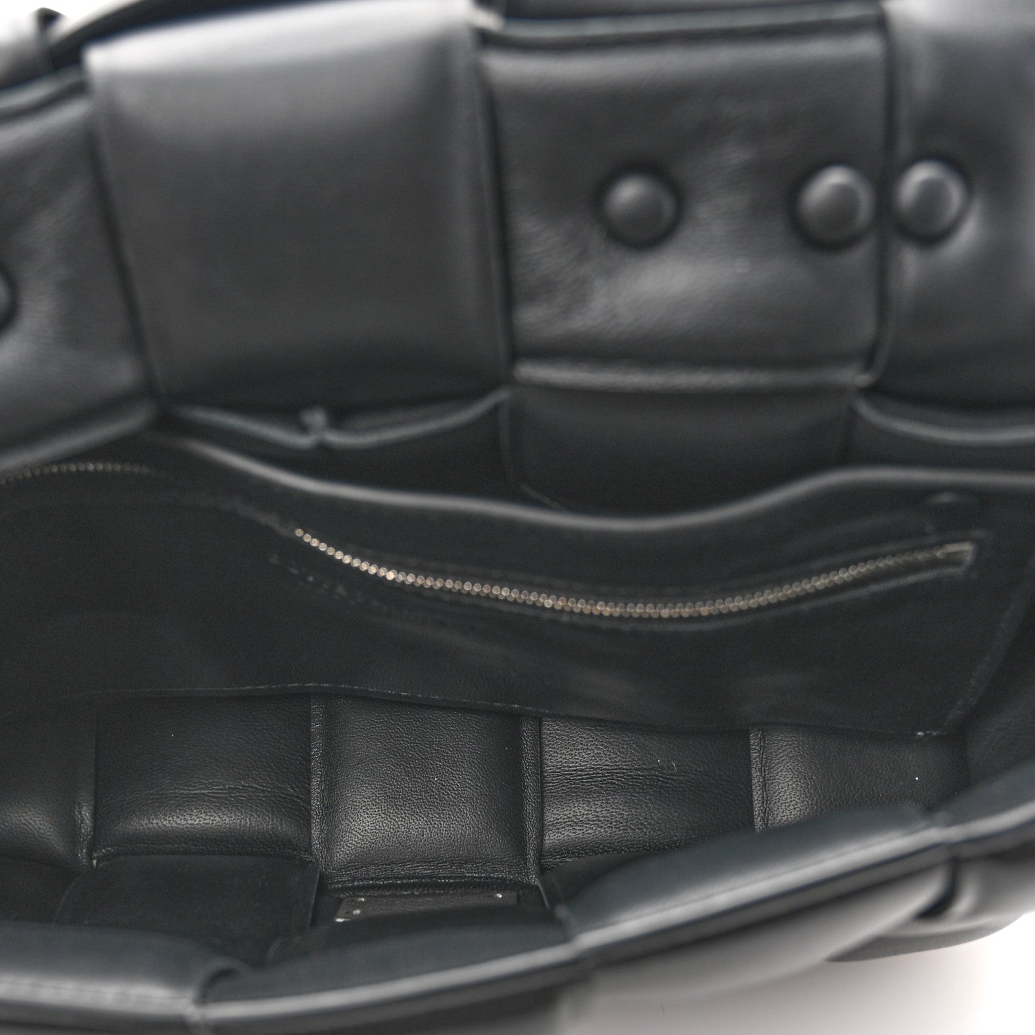 Bottega Veneta Lambskin Maxi Intreccio Padded Chain Cassette Crossbody Bag Black 5 of 11