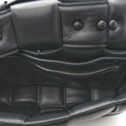 Bottega Veneta Lambskin Maxi Intreccio Padded Chain Cassette Crossbody Bag Black 5 of 11