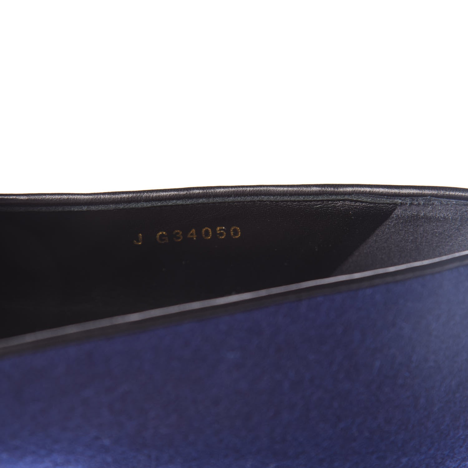 Chanel Fabric Lambskin Womens CC Mocassin Loafers 39.5 Navy Black 13 of 14