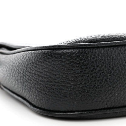 Gucci Pebbled Calfskin Medium Soho Flap Crossbody Black 9 of 10