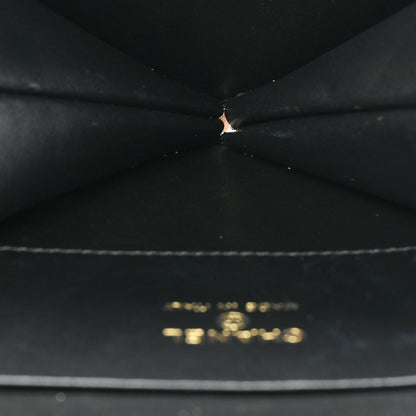 Chanel Patent Calfskin Resin Quilted CC Heart Clutch With Chain Black 6 of 16