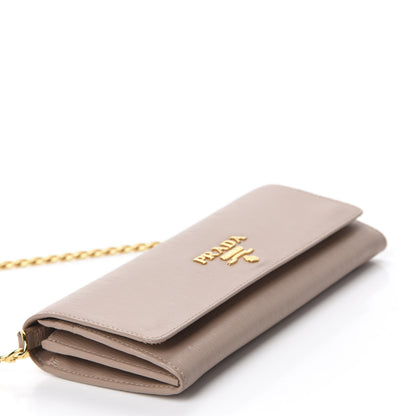 Prada Vitello Move Chain Wallet Cammeo 4 of 10