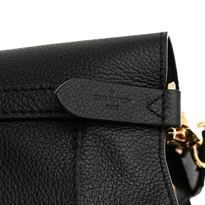 Louis Vuitton Calfskin Lock and Walk Bucket Black 6 of 10