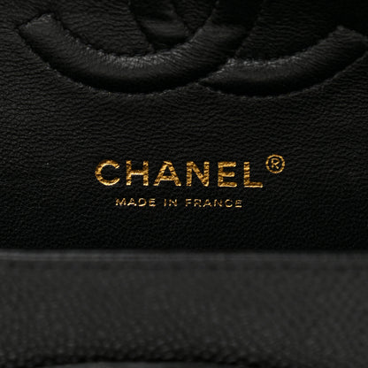 Chanel Caviar Quilted Medium Double Flap Black 6 of 10