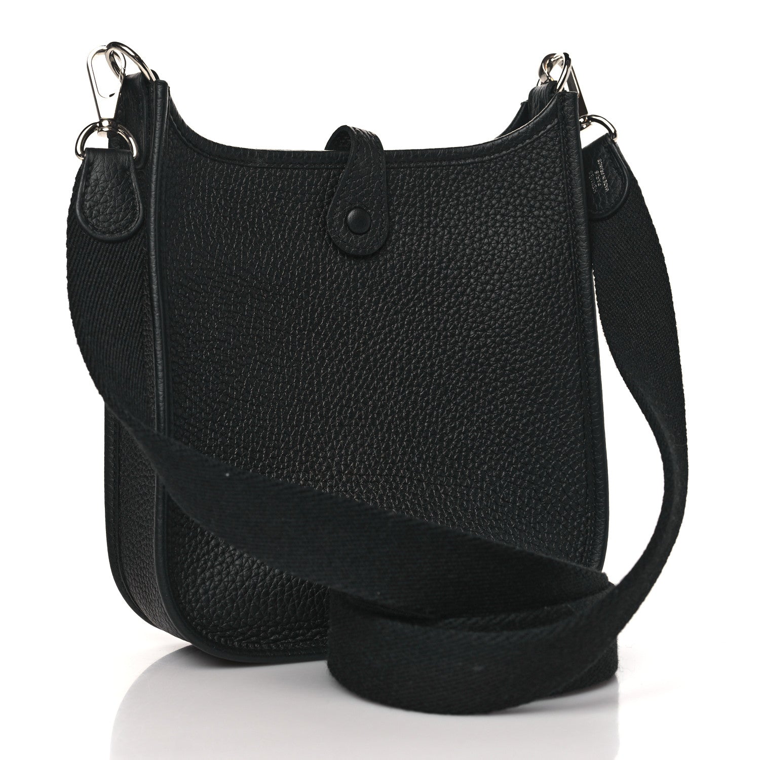 Hermes Taurillon Clemence Evelyne TPM Black 3 of 10