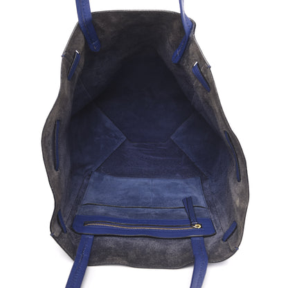 Celine Soft Grained Calfskin Medium Belt Cabas Phantom Indigo 5 of 16