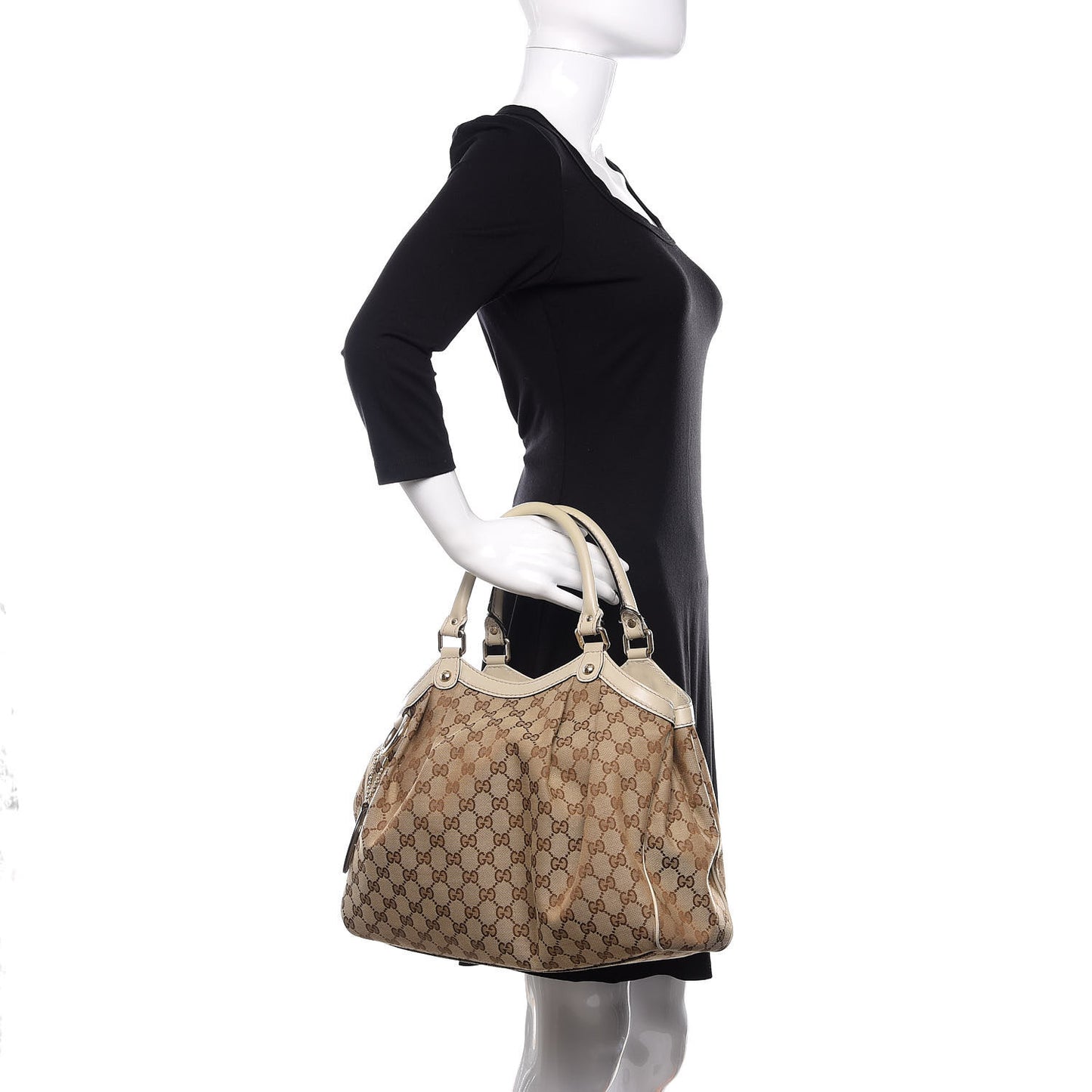 Monogram Medium Sukey Tote Off White